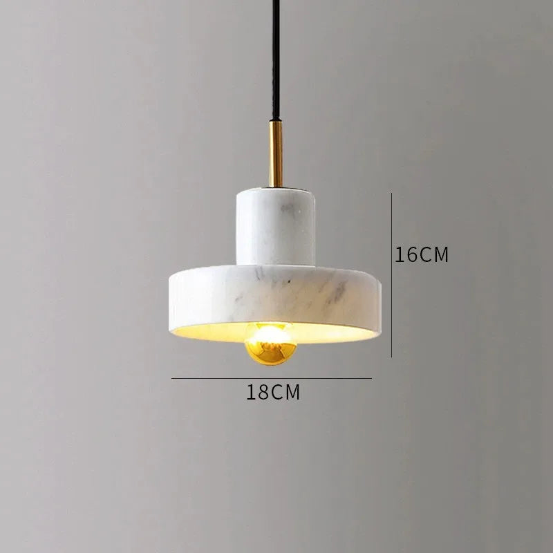 Natural Marble Pendant Light