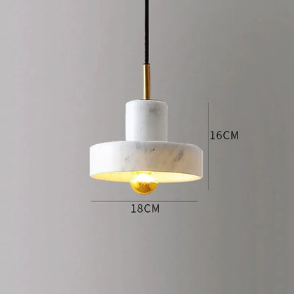 Natural Marble Pendant Light