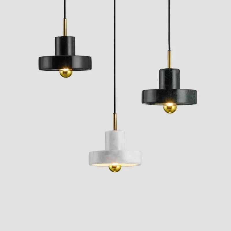 Natural Marble Pendant Light