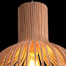 Natural Wood Pendant Ceiling Light
