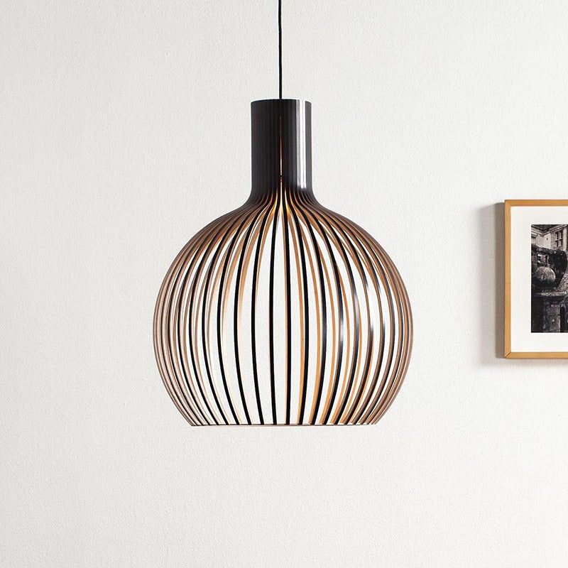 Natural Wood Pendant Ceiling Light