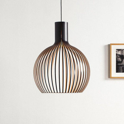 Natural Wood Pendant Ceiling Light