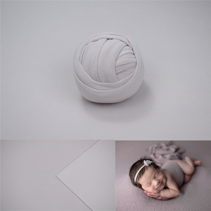 Newborn Baby Photography Wrap and Blanket Set for Photoshoots