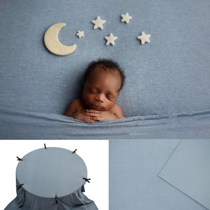 Newborn Baby Photography Wrap and Blanket Set for Photoshoots
