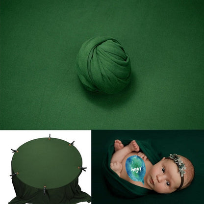 Newborn Baby Photography Wrap and Blanket Set for Photoshoots