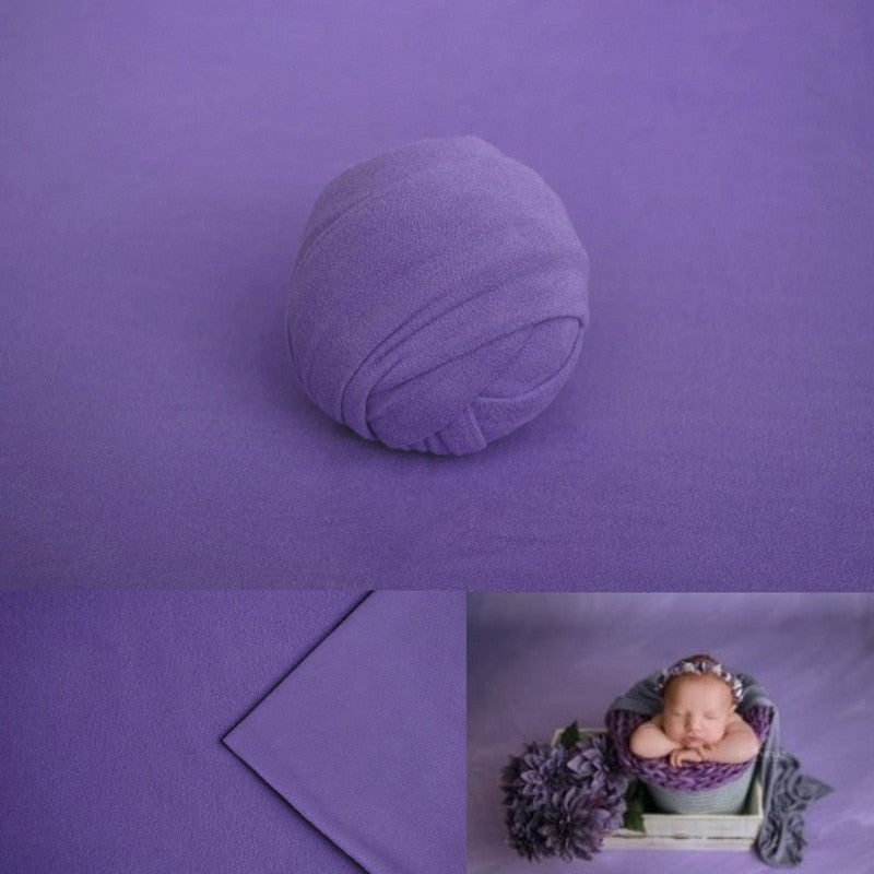 Newborn Baby Photography Wrap and Blanket Set for Photoshoots