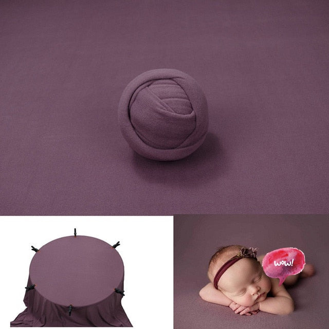 Newborn Baby Photography Wrap and Blanket Set for Photoshoots
