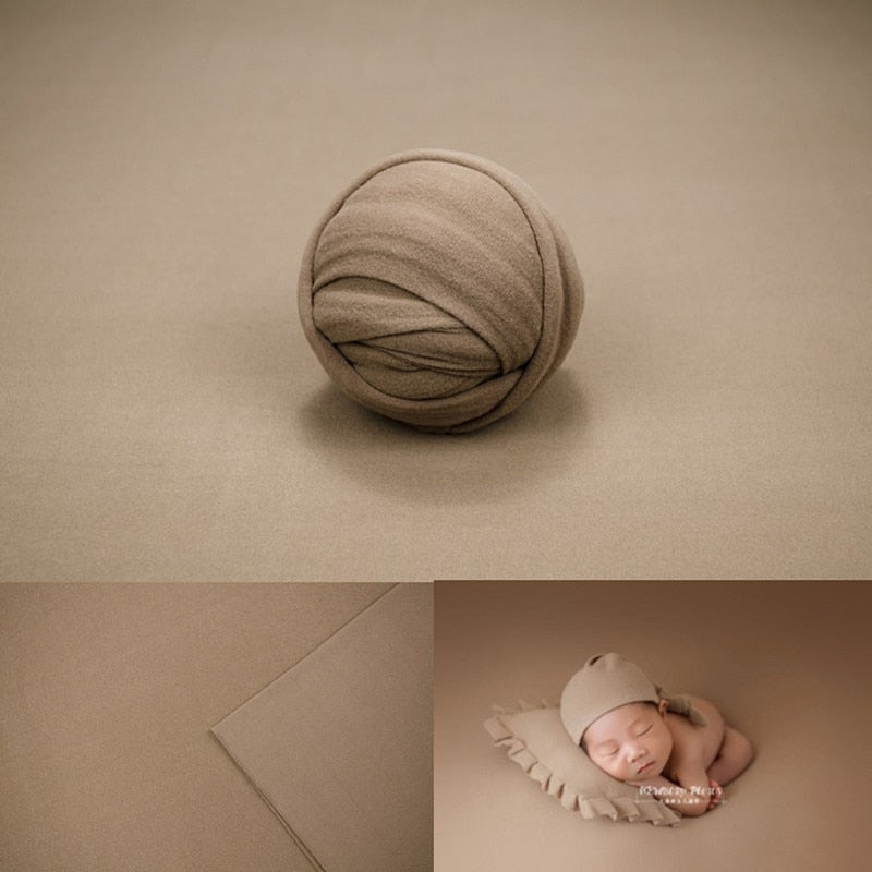 Newborn Baby Photography Wrap and Blanket Set for Photoshoots