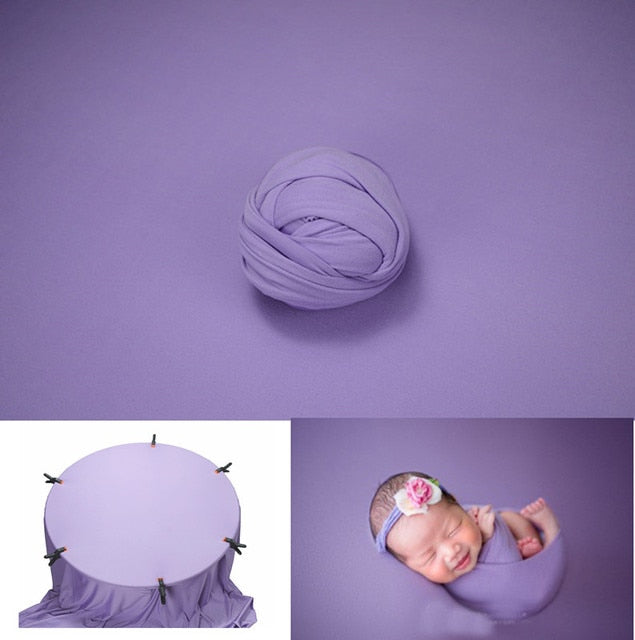 Newborn Baby Photography Wrap and Blanket Set for Photoshoots