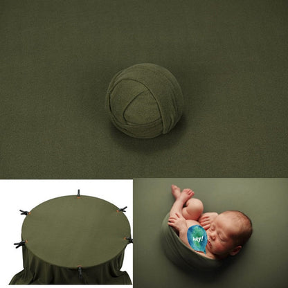 Newborn Baby Photography Wrap and Blanket Set for Photoshoots