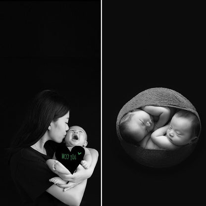 Newborn Baby Photography Wrap and Blanket Set for Photoshoots