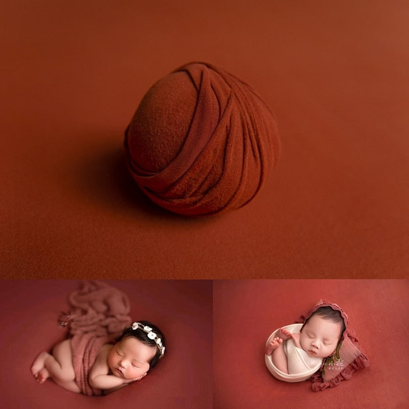 Newborn Baby Photography Wrap and Blanket Set for Photoshoots