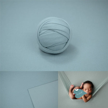 Newborn Baby Photography Wrap and Blanket Set for Photoshoots
