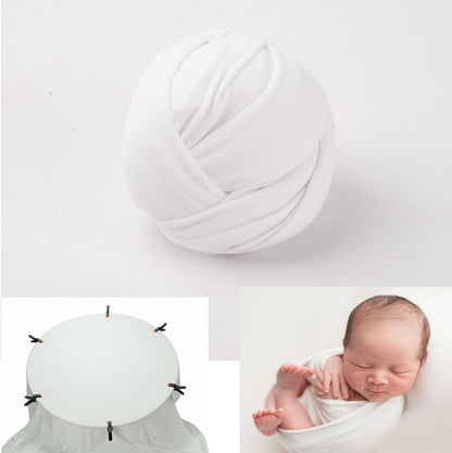 Newborn Baby Photography Wrap and Blanket Set for Photoshoots