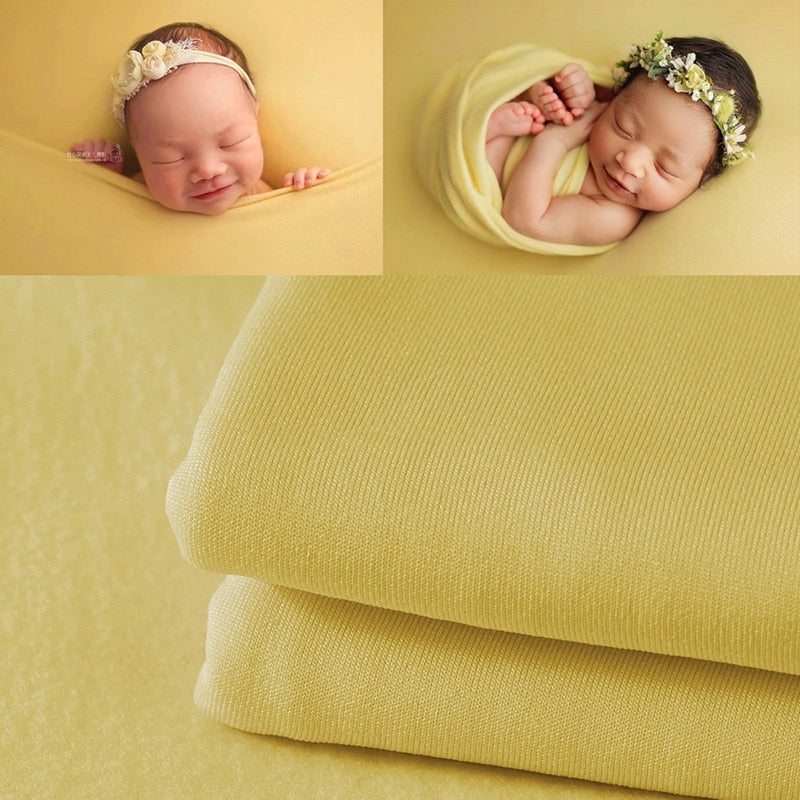 Newborn Baby Photography Wrap and Blanket Set for Photoshoots