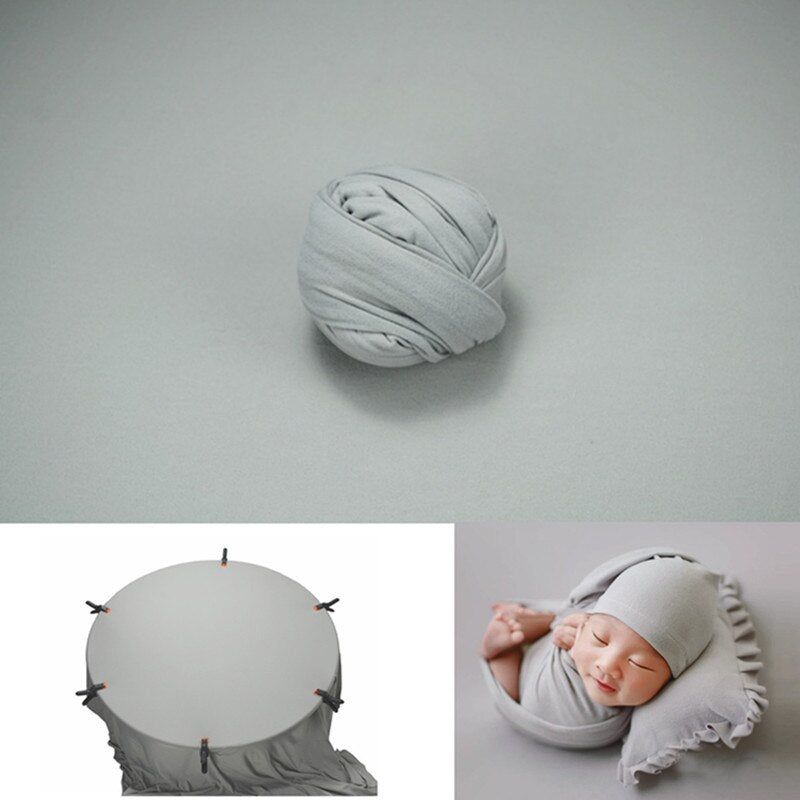 Newborn Baby Photography Wrap and Blanket Set for Photoshoots