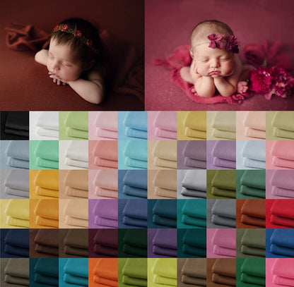Newborn Baby Photography Wrap and Blanket Set for Photoshoots