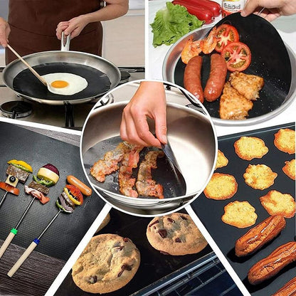 Non-Stick BBQ Grill Mat for Gas, Charcoal and Electric Grills