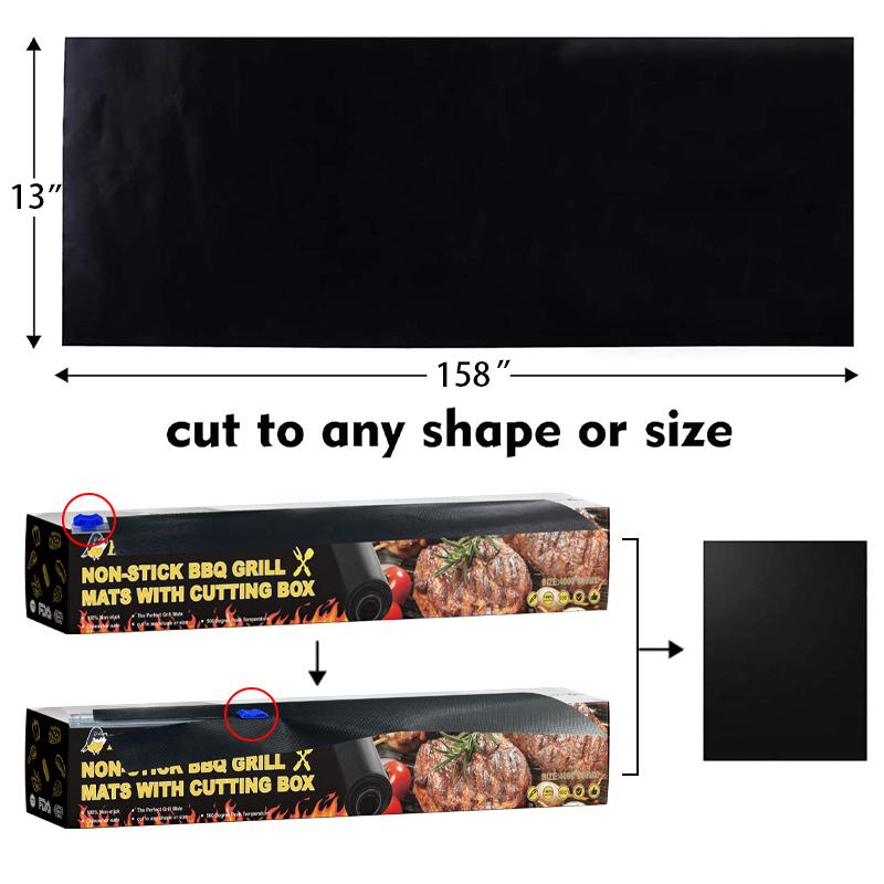 Non-Stick BBQ Grill Mat for Gas, Charcoal and Electric Grills