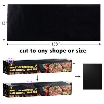 Non-Stick BBQ Grill Mat for Gas, Charcoal and Electric Grills