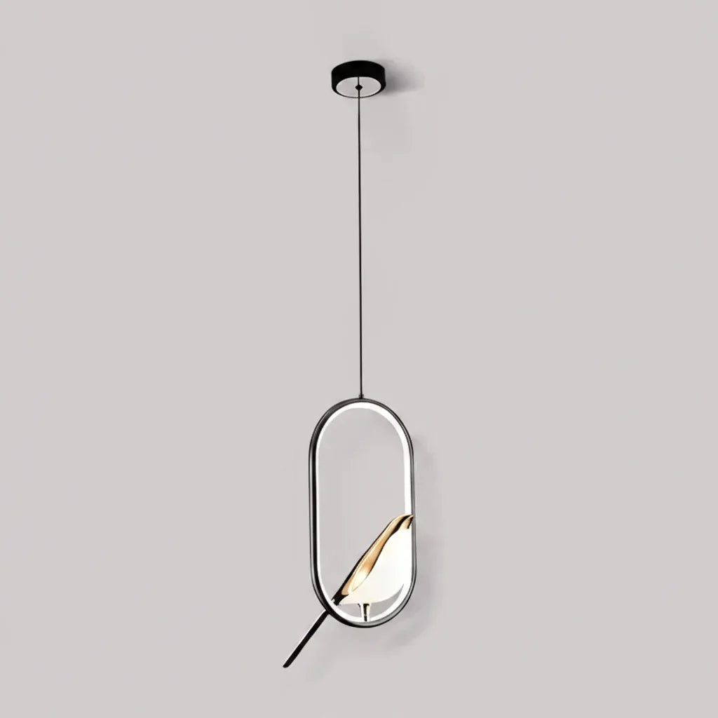 Nordic Bird Frame LED Pendant Light