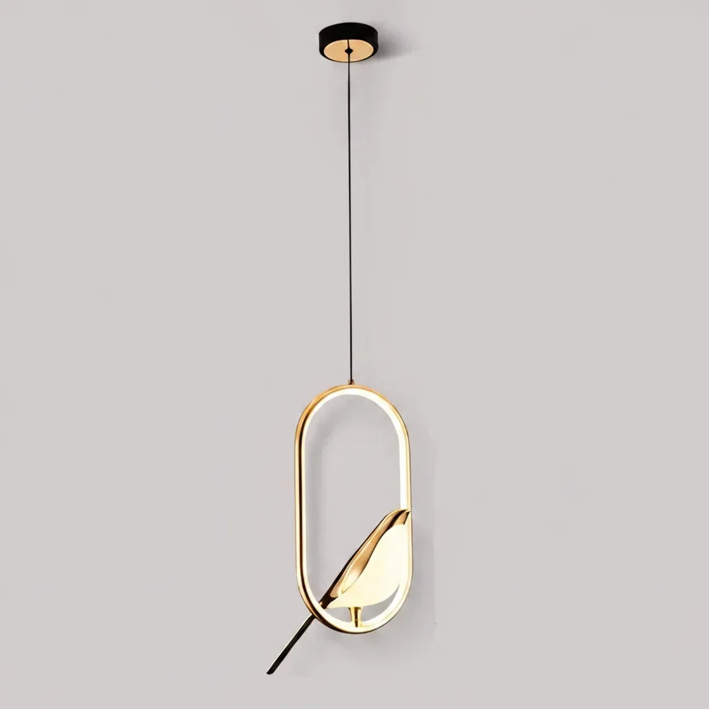 Nordic Bird Frame LED Pendant Light