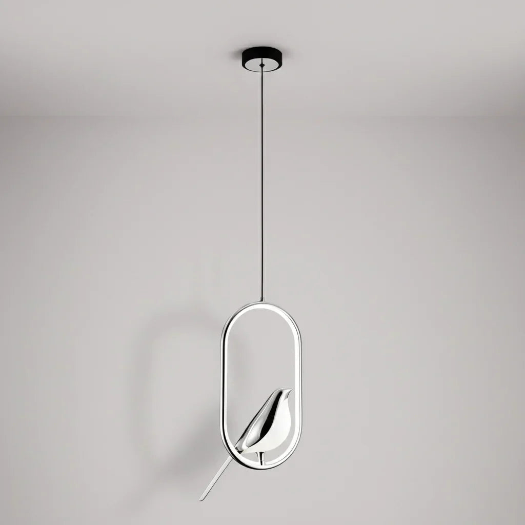 Nordic Bird Frame LED Pendant Light