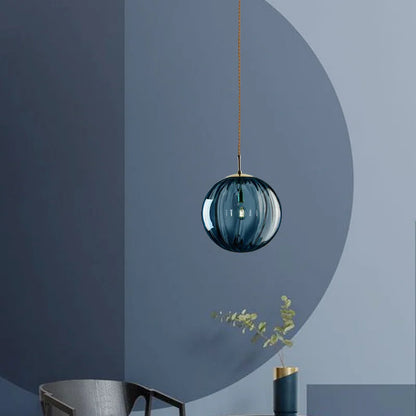 Nordic Glass Globe Pendant Light