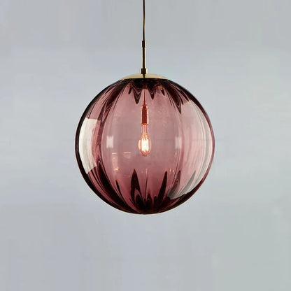 Nordic Glass Globe Pendant Light