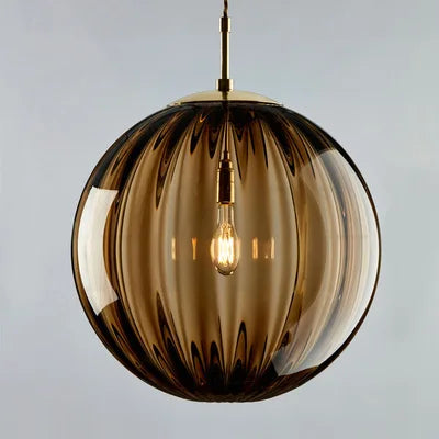 Nordic Glass Globe Pendant Light