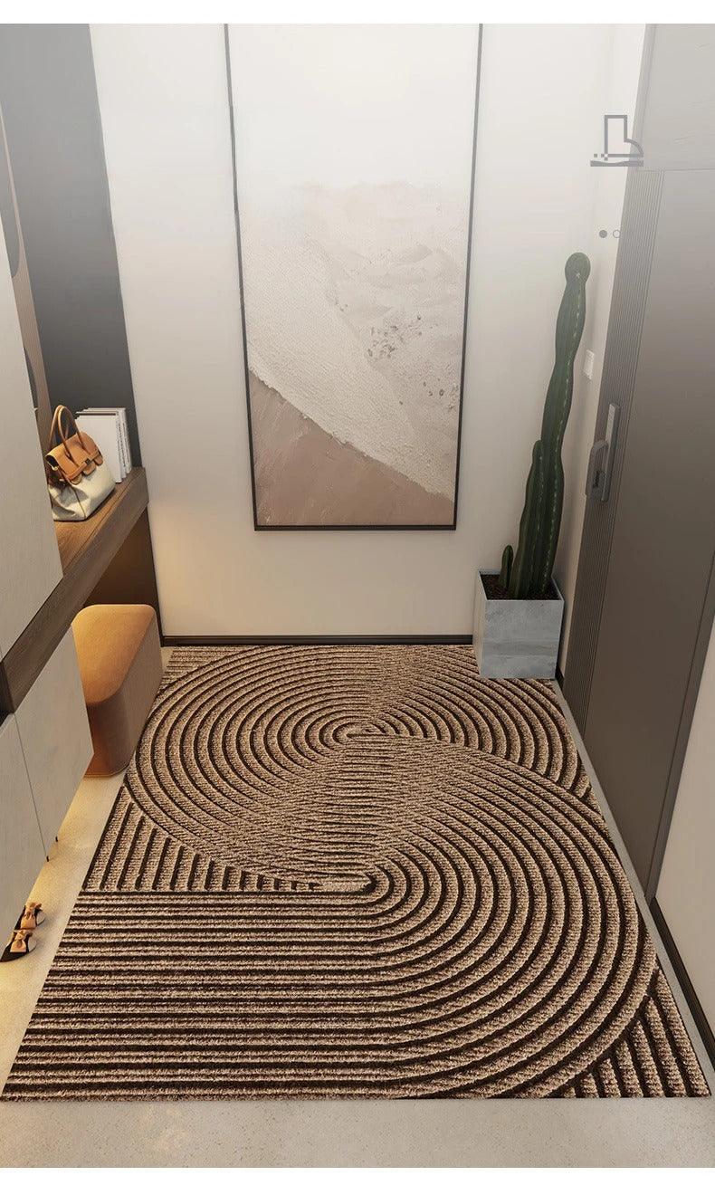 Nordic PVC Door Mat with Non-Slip Surface and Dirt-Trapping Design