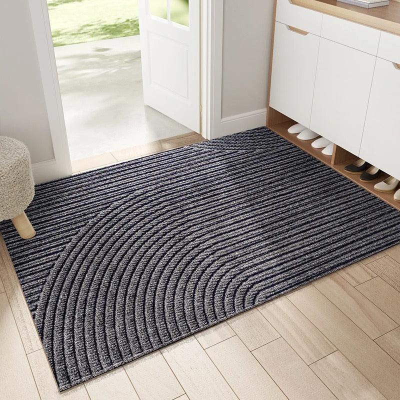 Nordic PVC Door Mat with Non-Slip Surface and Dirt-Trapping Design