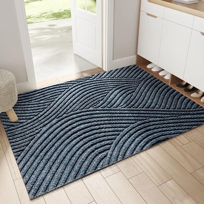 Nordic PVC Door Mat with Non-Slip Surface and Dirt-Trapping Design