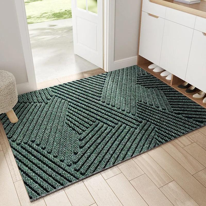 Nordic PVC Door Mat with Non-Slip Surface and Dirt-Trapping Design