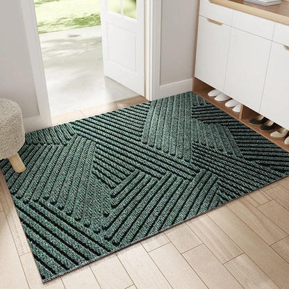 Nordic PVC Door Mat with Non-Slip Surface and Dirt-Trapping Design