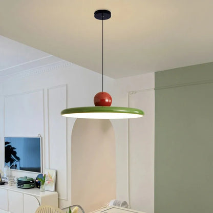 Nordic Saucer LED Pendant Light with Two-Tone Finish
