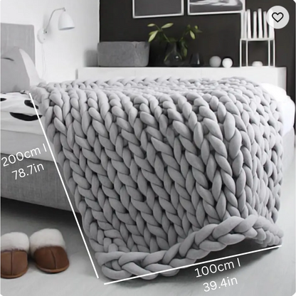 Organic Cotton Weighted Blanket for Year-Round Comfort and Breathable Use