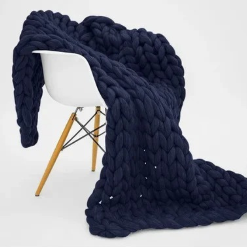 Organic Cotton Weighted Blanket for Year-Round Comfort and Breathable Use