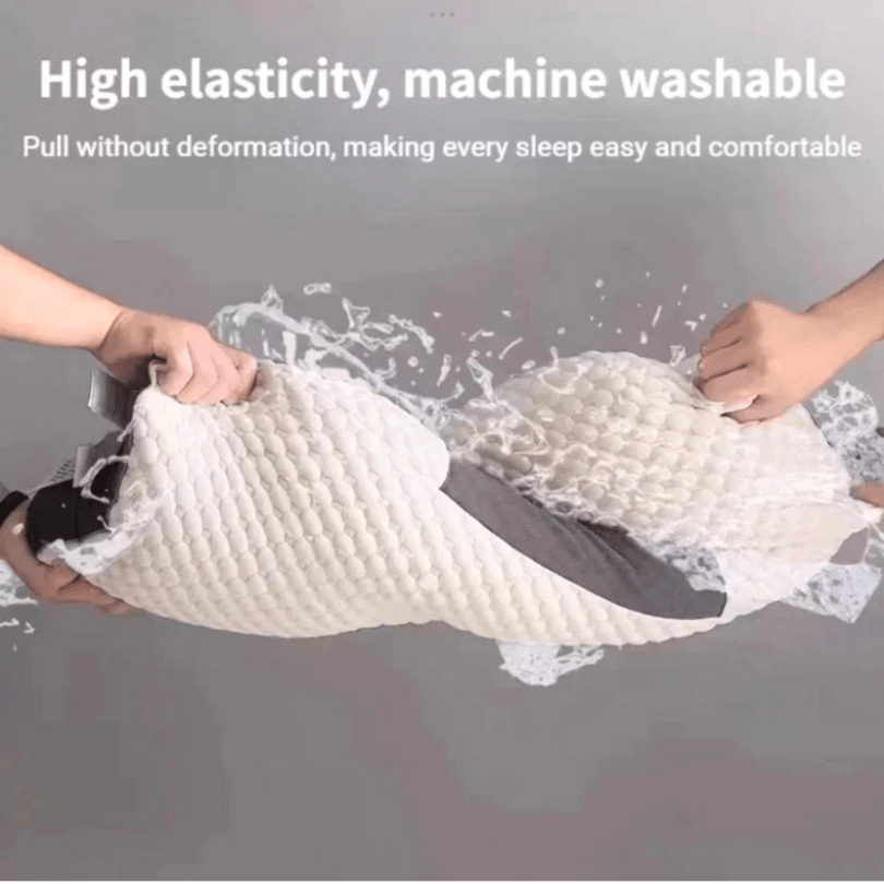 Orthopedic Pillow with Ergonomic Head and Neck Support
