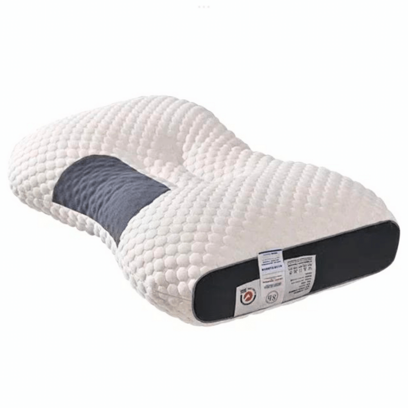 Orthopedic Pillow with Ergonomic Head and Neck Support