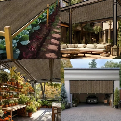 Outdoor Shade Canopy with Breathable Nylon and Reinforced Corners