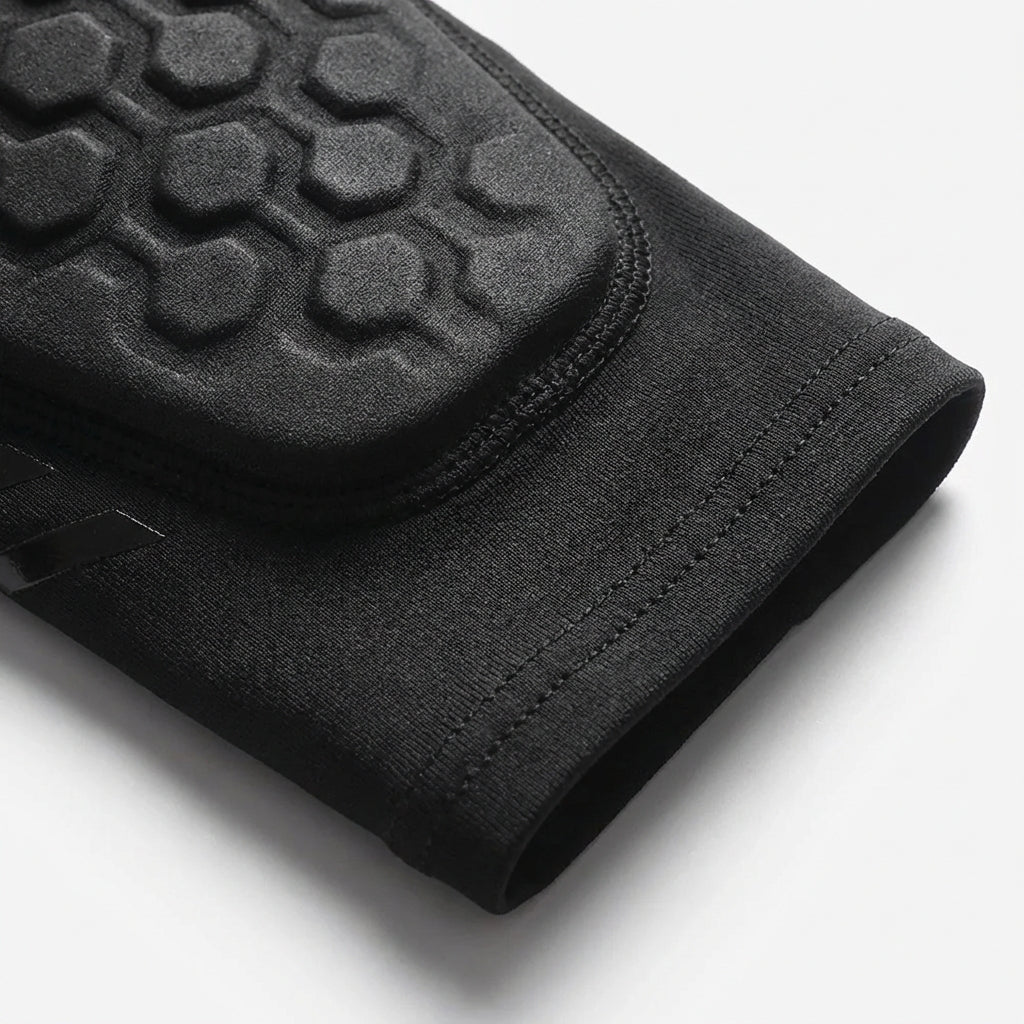 Padded Compression Elbow Sleeve with Polyester and Spandex