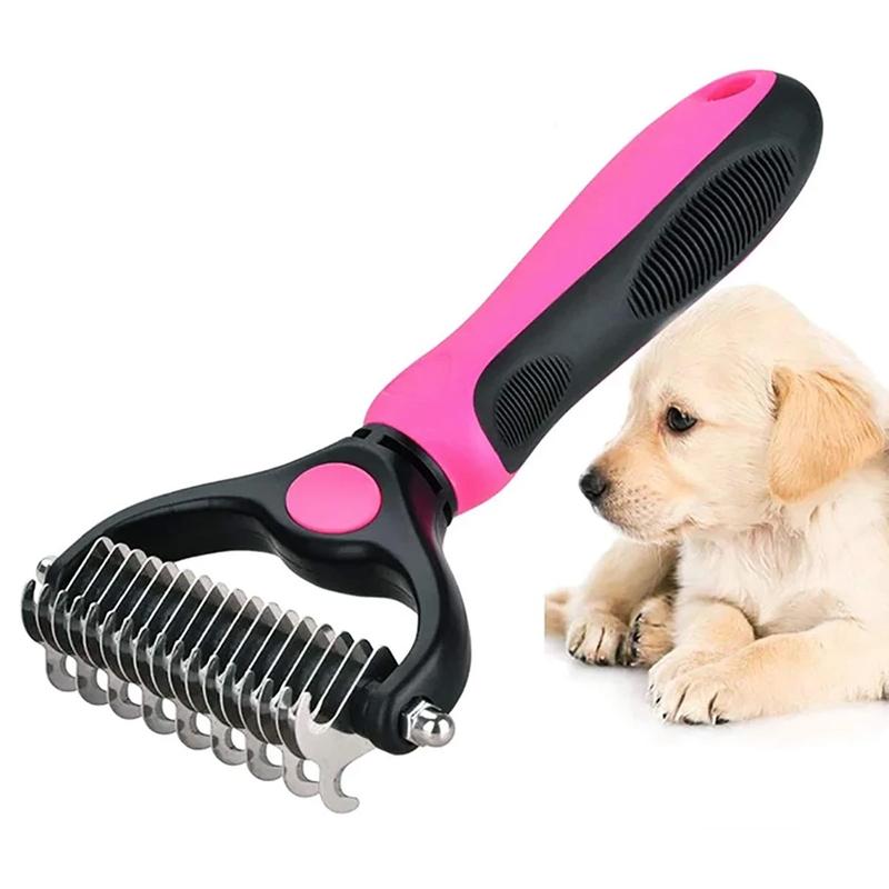 Pet Pro Grooming Tool for Dogs and Cats with Stainless Steel Blade
