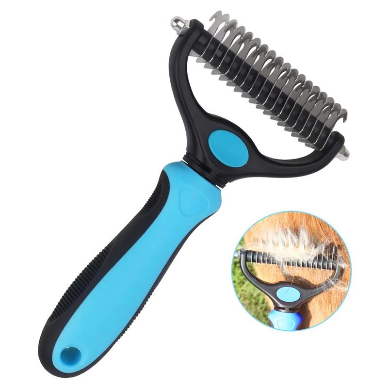 Pet Pro Grooming Tool for Dogs and Cats with Stainless Steel Blade