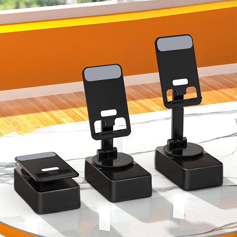 Phone Stand with Bluetooth Speaker and 360 Degree Adjustable Rotation