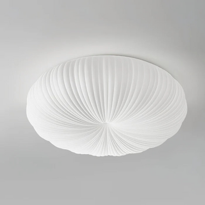Pleated Acrylic LED Flush Mount Ceiling Light