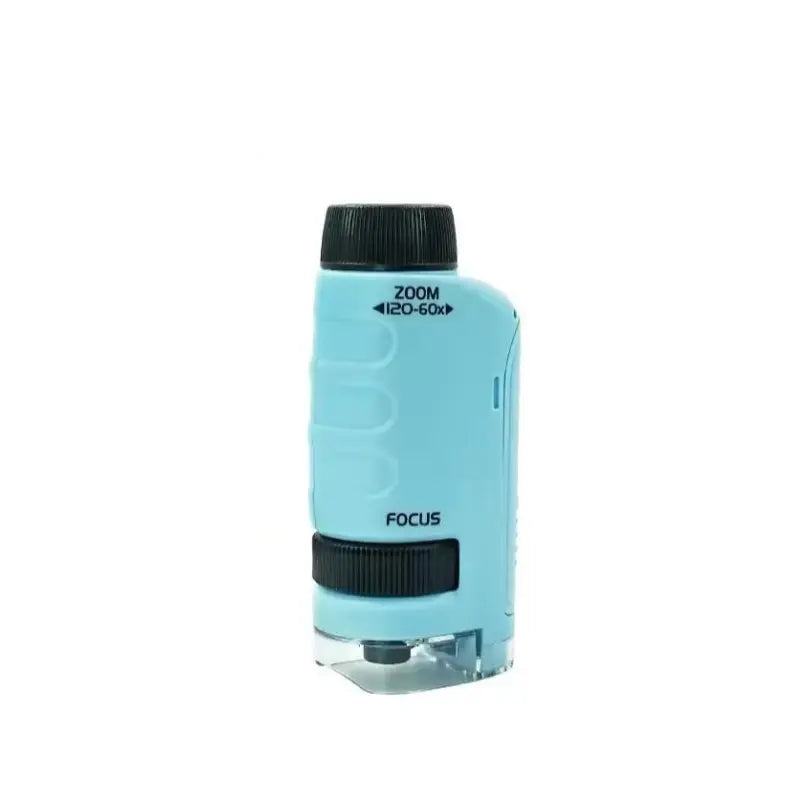 Pocket Microscope for Kids with 60–120x Magnification and LED Light
