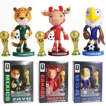 Portable Air Horn Megaphone with Mascot Figurine
