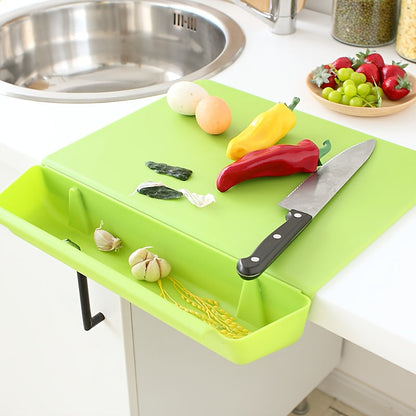 Portable Chopping Board with Detachable Food Storage Container