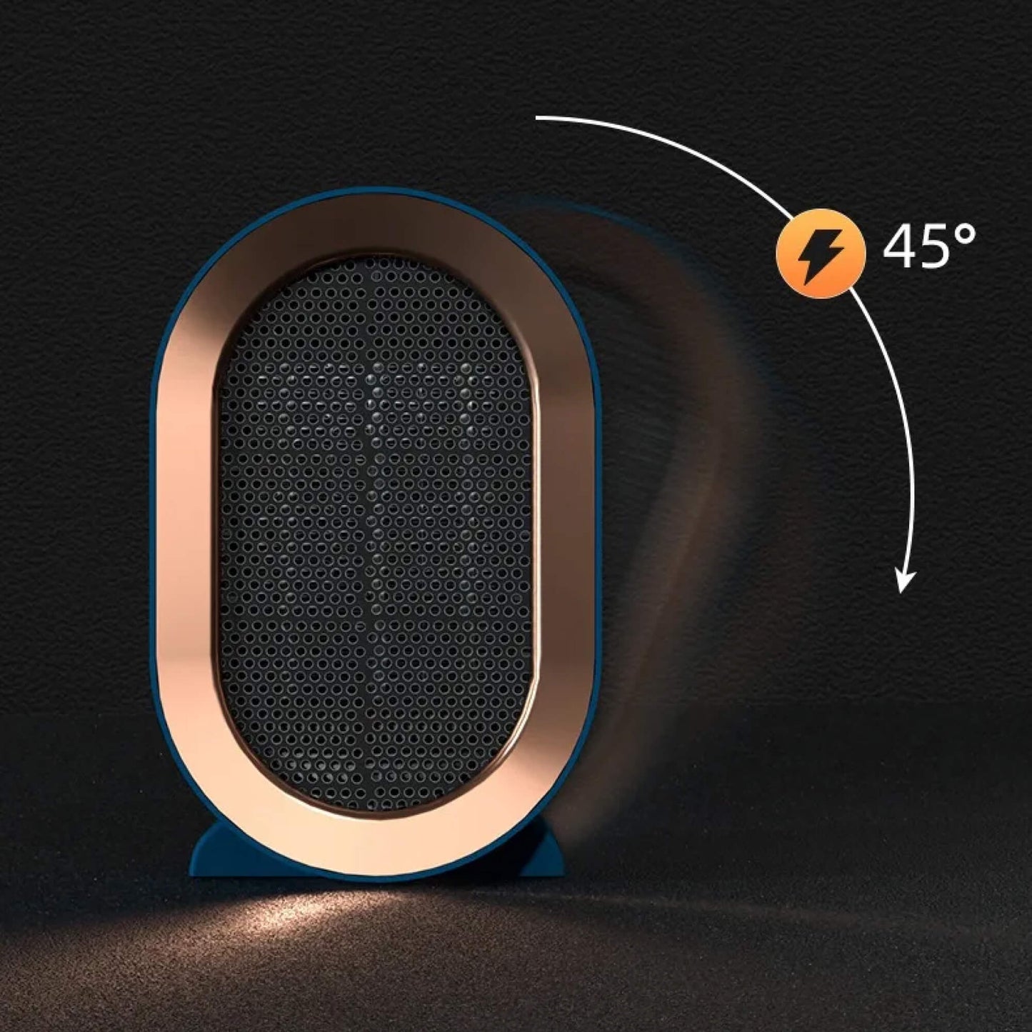 Portable Energy Efficient Electric Space Heater for Small Rooms